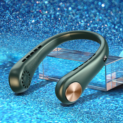 Bladeless Neck Fan – Portable, Rechargeable & Hands-Free Cooling for Summer