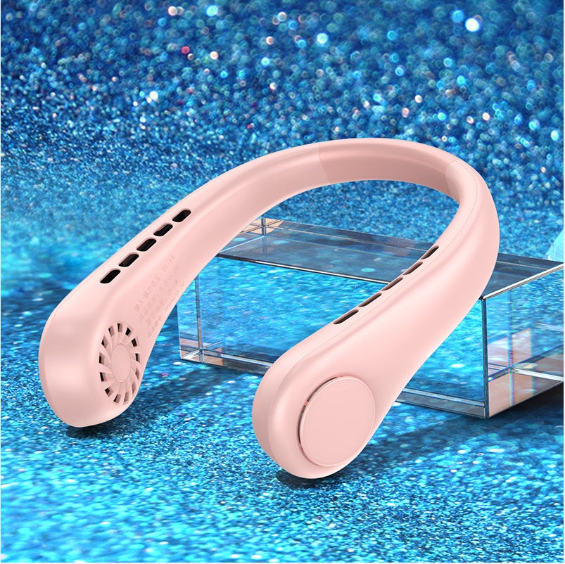 Bladeless Neck Fan – Portable, Rechargeable & Hands-Free Cooling for Summer