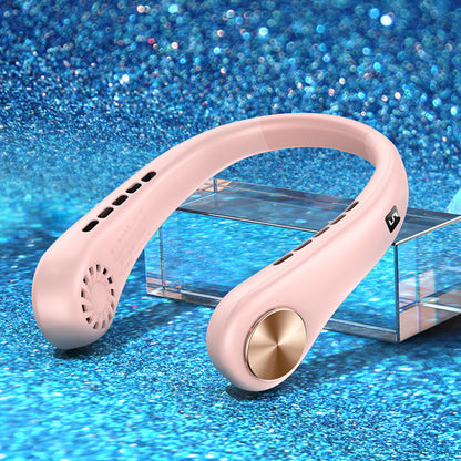 Bladeless Neck Fan – Portable, Rechargeable & Hands-Free Cooling for Summer
