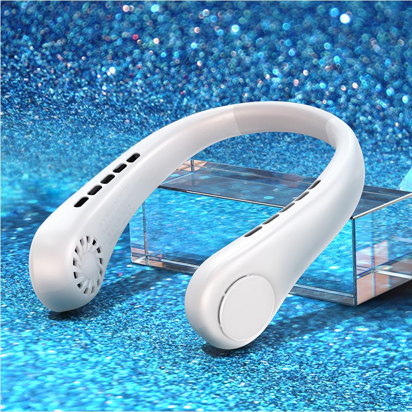 Bladeless Neck Fan – Portable, Rechargeable & Hands-Free Cooling for Summer