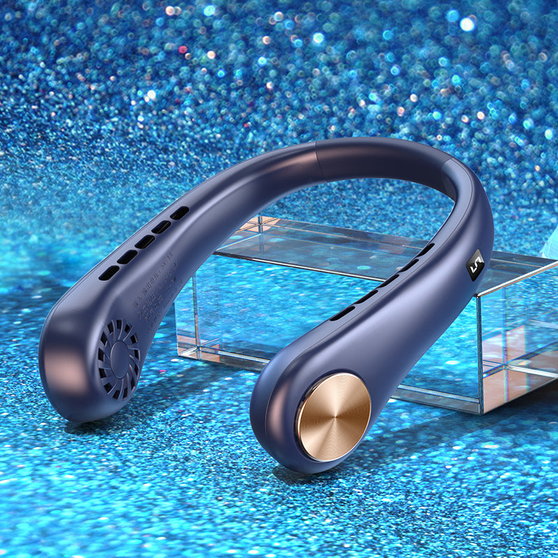 Bladeless Neck Fan – Portable, Rechargeable & Hands-Free Cooling for Summer