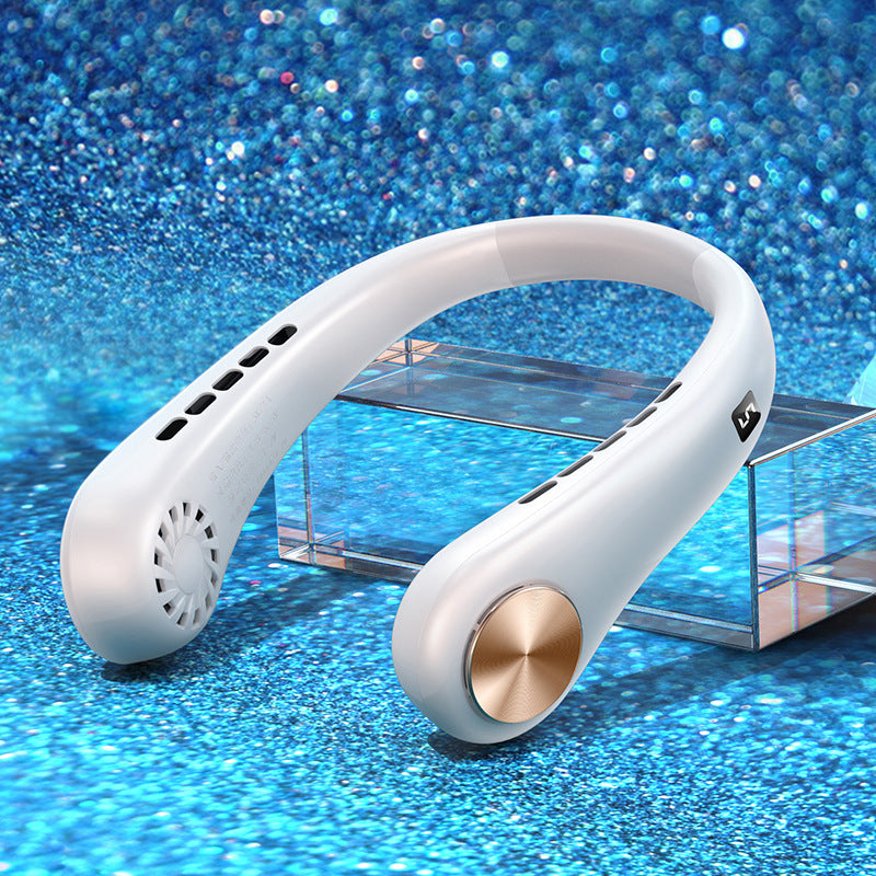 Bladeless Neck Fan – Portable, Rechargeable & Hands-Free Cooling for Summer